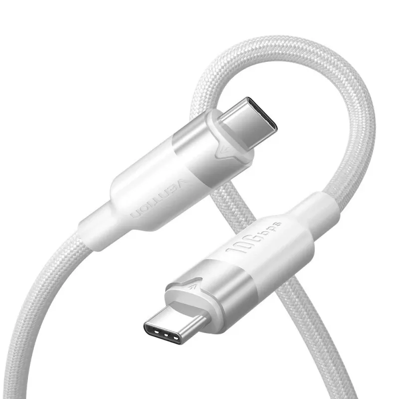 Vention cabo USB 3.2 5A 10Gbps 1m WH USB-C para C