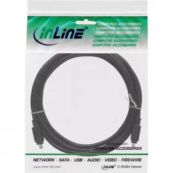 Cabo FireWire 400 1394 InLine 4 pinos ficha/ficha 3 m