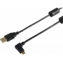 Cabo USB shiverpeaks BS13-10001 1 m 2.0 USB A para Micro-USB B preto (BS13-10001)