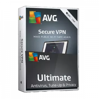 AVG Ultimate + VPN | 10 dispositivos | 1 ano | Global