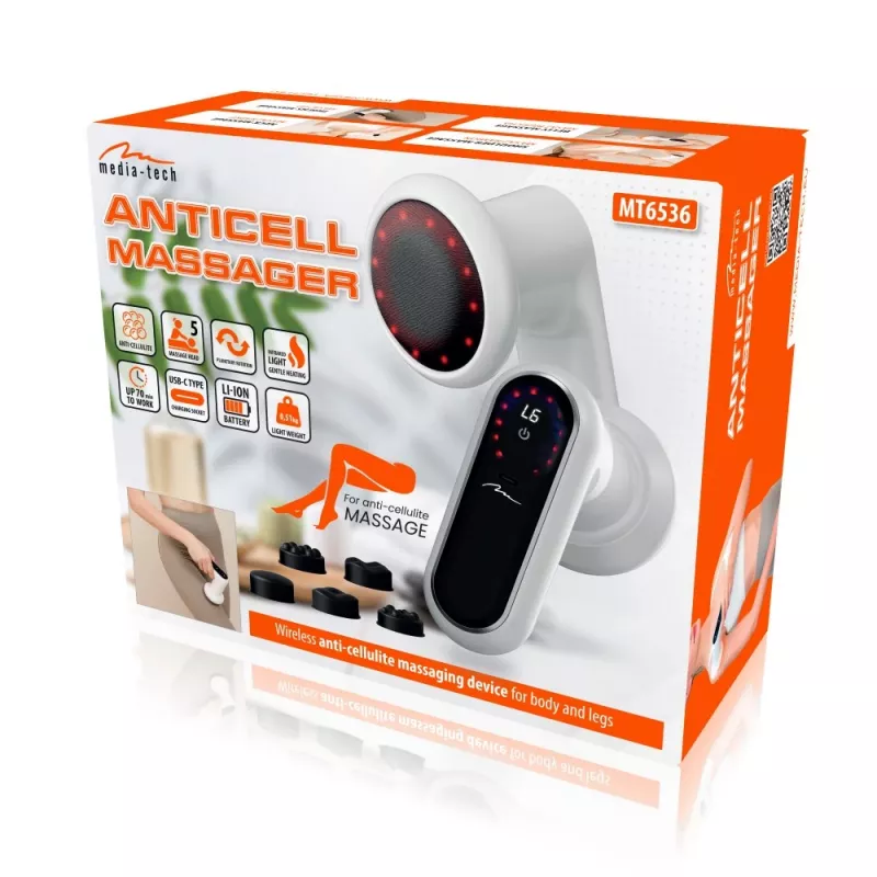 Massajador anticelulite sem fios Anticell Massager MT6536