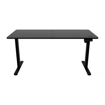 Secretária gaming Acer Predator NEXUS preto – secretária reta, tampo de madeira 1500×680 mm, estrutura de ferro, alimentação elétrica