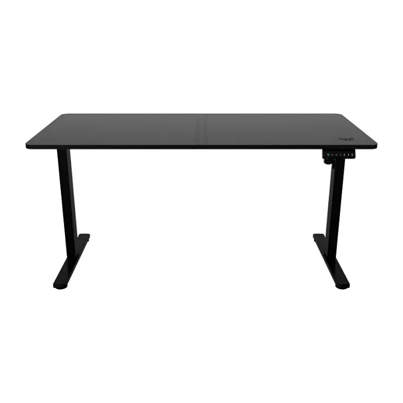 Secretária gaming Acer Predator NEXUS preto – secretária reta, tampo de madeira 1500×680 mm, estrutura de ferro, alimentação elétrica