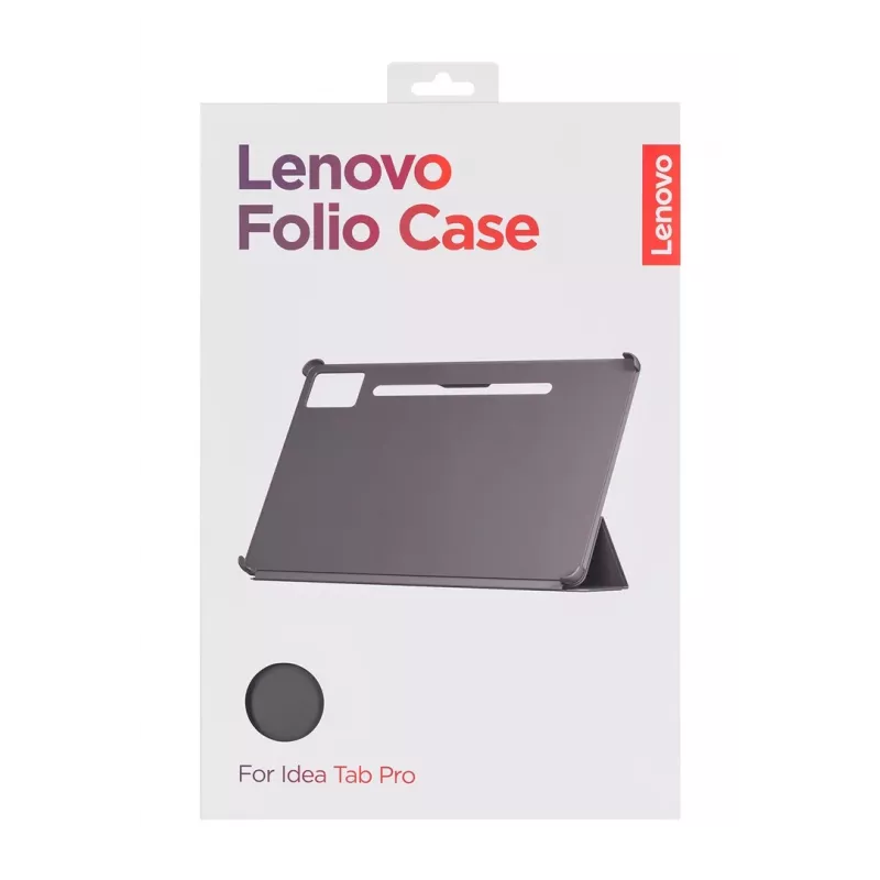 Capa tipo carteira para tablet Lenovo ZG38C05980 — compatível com 12,7 polegadas (32,3 cm), cinzento, policarbonato/TPU