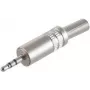 Ficha de cabo ShiverPeaks BS51301-M 2,5 mm aço inoxidável ficha