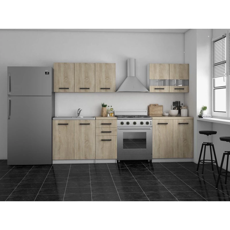 Topeshop KUCHNIA SET SONOMA conjunto de mobiliário de cozinha/sala de jantar