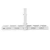 Organizador de cabos para secretária MACLEAN MC-105 W – aço, branco, carga máx. 5 kg, adequado para espessura de mesa 0,5–50 mm