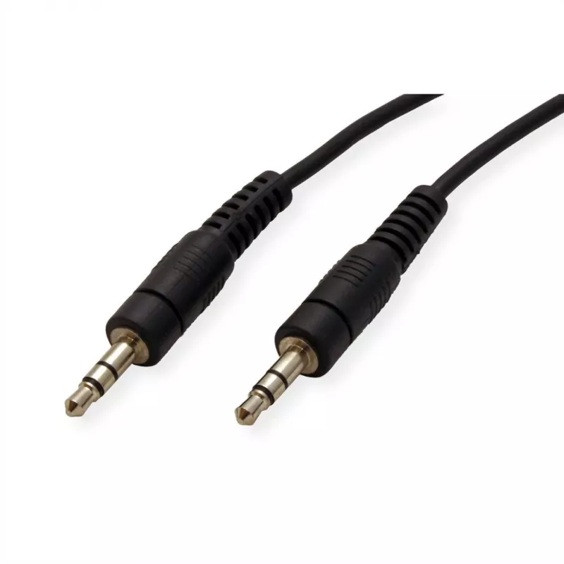ROLINE cabo de áudio - ficha jack mini estéreo macho para ficha jack mini estéreo macho