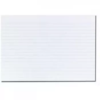 Fichas Herlitz 1150507 branco 100 unid.