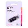 Pen USB Silicon Power 128 GB USB Type-A 3.2 Gen 1 Blaze B02, tampa de plástico, porta-chaves, preto