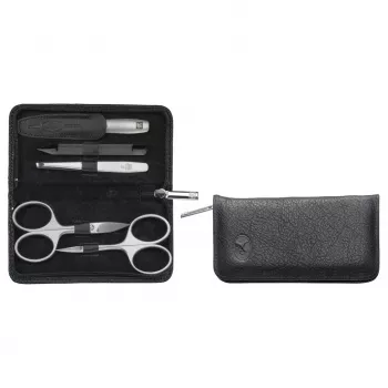 ZWILLING 98681-004-0 conjunto de manicura/pedicura aço inoxidável preto