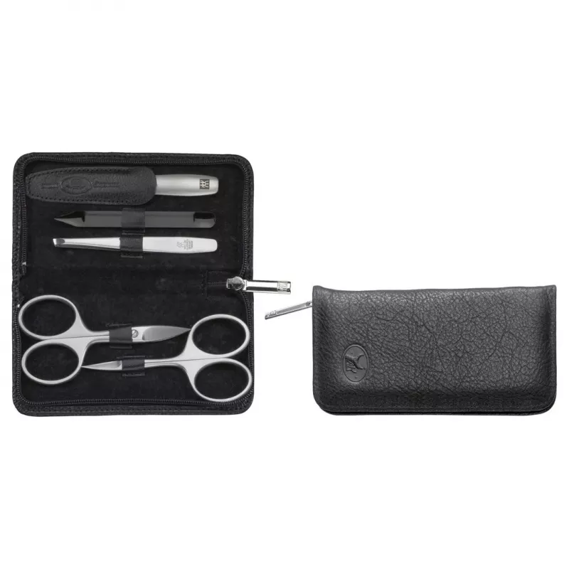 ZWILLING 98681-004-0 conjunto de manicura/pedicura aço inoxidável preto