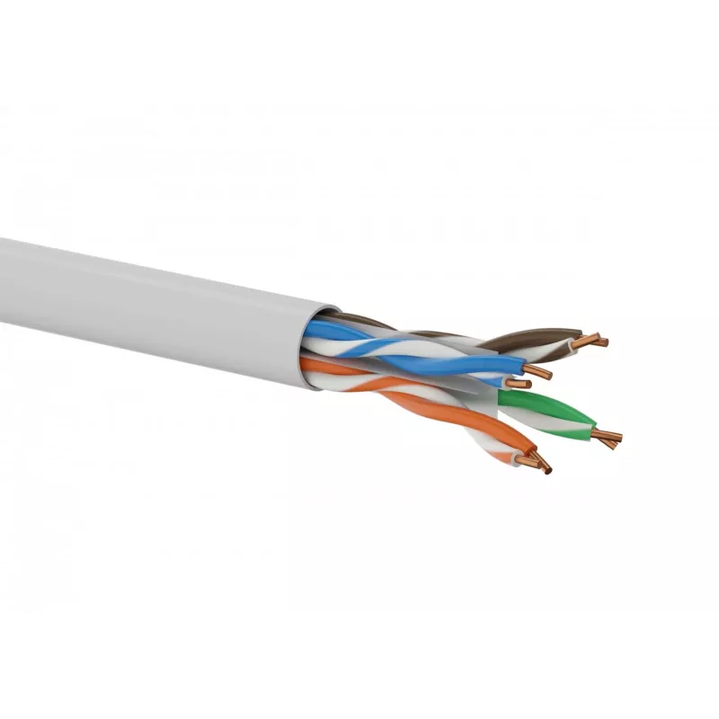 Cabo de rede A-LAN KIU6PVC305Q 305 m Cat6 U/UTP (UTP) cinzento