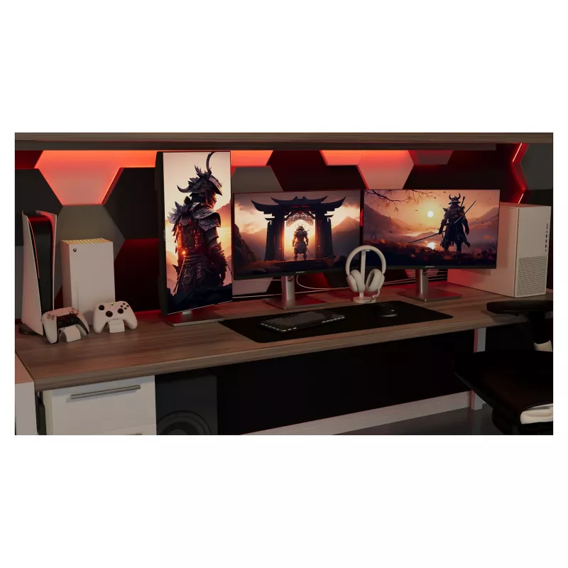 Ecrã de computador JAPANNEXT JN-I270WQHD300F-HSP 68,6 cm (27 polegadas) 2560 x 1440 píxeis Wide Quad HD LED cinzento