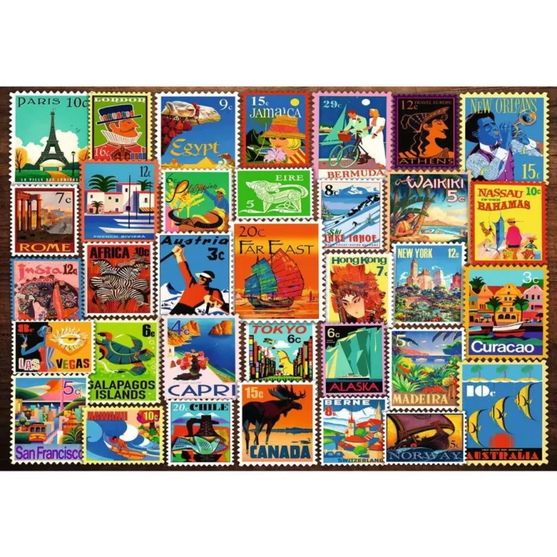 Puzzle Ravensburger Feel Well & Puzzle – Selos, 200 peças
