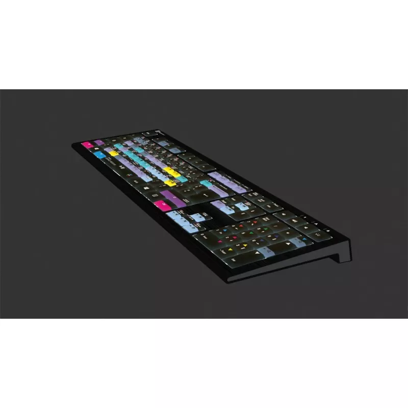 Teclado Logickeyboard ASTRA 2 USB AZERTY inglês preto
