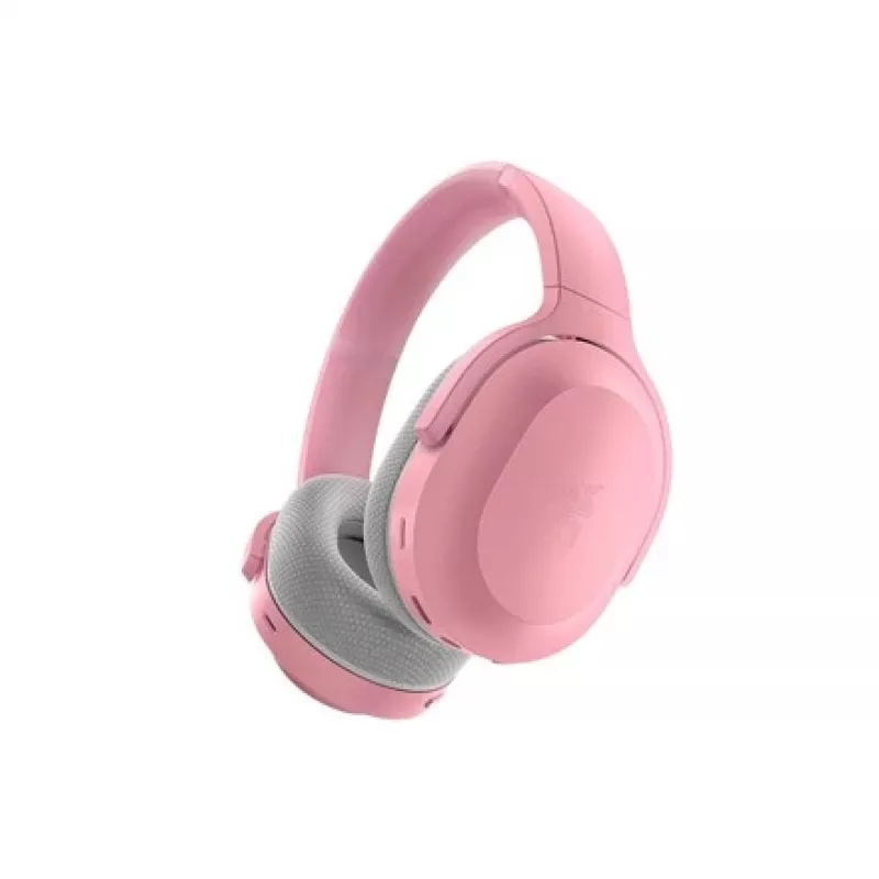 Headset Razer Barracuda sem fios arco Gaming USB Type-C Bluetooth cinzento, rosa