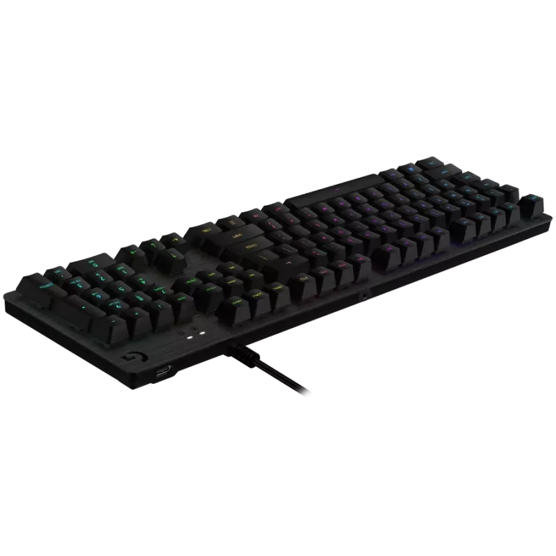LOGITECH G513 Teclado de gaming mecânico com fios LIGHTSYNC - CARBON - US INT'L - USB - TÁTIL