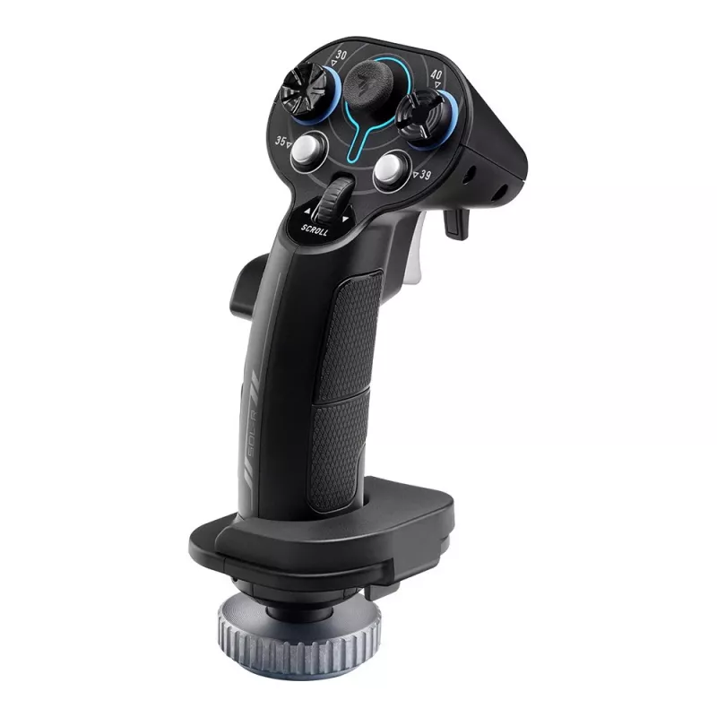 Punho adicional para manípulo de voo Thrustmaster Sol-R 3 AVA, preto, USB Type-C, analógico/digital, PC, 75×115×200 mm