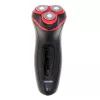 Máquina de barbear Mesko MS 2926 para homem rotativa aparadora preta, vermelha