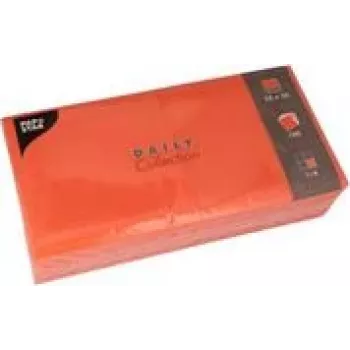 Guardanapos PAPSTAR Daily Collection laranja 2 folhas 32,0 x 32,0 cm, 150 unid. (89639)