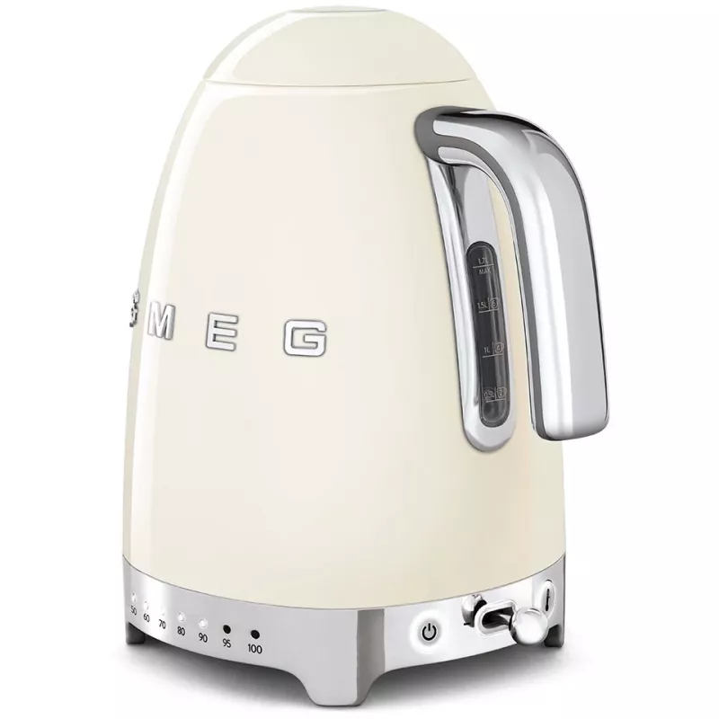 Chaleira elétrica Smeg 1,7L 2400W creme