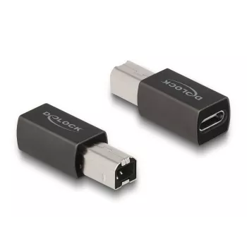 Adaptador USB 2.0 DeLOCK conector fêmea USB Type-C para ficha Type-B 65839
