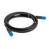 Cabo de rede LANBERG PCF6A-10CC-0100-BK — Cat6a S/FTP, 1 m, RJ-45, preto