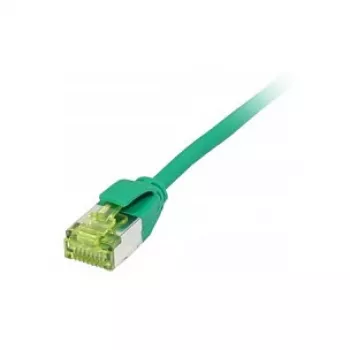 Cabo de rede RJ45, CAT6A 500MHz, 1,5m, verde, U/FTP, Slimline redondo d=3,8mm, TPE/LSZH (Superflex), AWG32, com cabo bruto Cat.7, Synergy 21 (S217354V3)