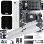 NICE WINGO 3524 24V kit para portões de batente duplos, sem fotocélulas (WINGO3524KCER10)