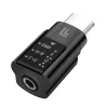 Adaptador de áudio DAC USB-C LogiLink. USB-C/M para 3,5 mm/F. preto