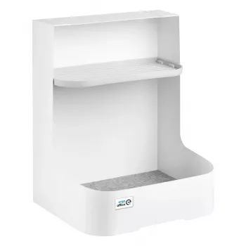 Caixa de arrumação/organizador Ergo Office para secretária com compartimento para acessórios, branco, máx. 5 kg, ER-442