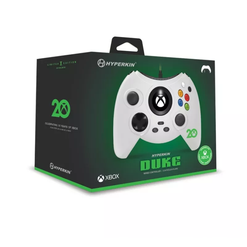 Hyperkin M02668-ANWH, comando, Xbox One, Xbox Series S, Xbox Series X, botão de opções, com fios, USB, USB Type-C