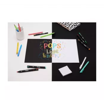 Marcadores acrílicos Sharpie Creative Marker 12 unidades ponta bullet preto