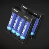 Carregador de baterias XTAR MC4S para baterias cilíndricas Li-ion 18650 / NiMH