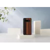 Capa para smartphone Man and Wood para Samsung Galaxy S10 — ébano preto, parte traseira protetora em madeira e para-choques