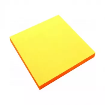 Notas adesivas Forpus, néon, 75x75mm, laranja (1x80)