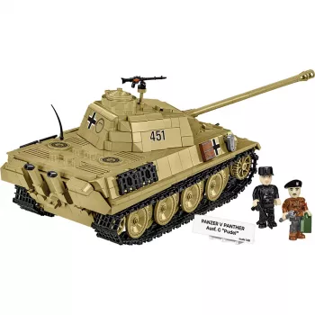 Blocos de construção Panzer V Panther G Pudel 1133 peças