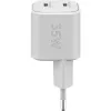 Carregador duplo rápido USB-C Nano, PD, GaN, 35 Watt (branco, 2x USB-C, Power Delivery 3.0)