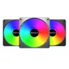 Módulo de ventoinha para caixa de computador Montech GF120 V2 ARGB 12 cm preto 3 unid.