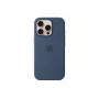 Capa de silicone com MagSafe para iPhone 16 Pro - Denim