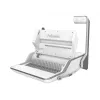 Fellowes Encadernadora multifunções 3 em 1 Lyra, branco/prateado Encadernar, agrafar e perfurar num só aparelho, para formato DIN A4/ - 1 unid. (5603101)