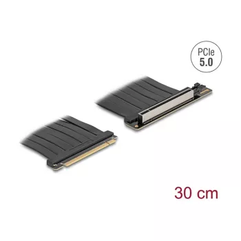 Placa riser DELOCK 81593 PCI Express 5.0 x16, comprimento do cabo 30 cm