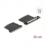 Placa riser DELOCK 81593 PCI Express 5.0 x16, comprimento do cabo 30 cm