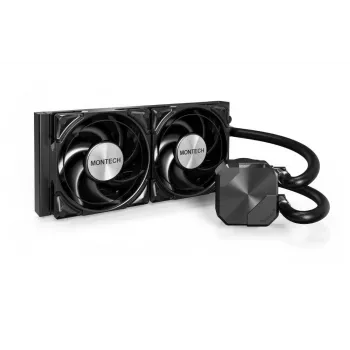 Refrigeração líquida all-in-one para processador Montech HyperFlow Silent 240 12 cm preto 1 unid.
