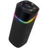 Coluna portátil 2.0 SVEN PS-155, preta, potência de saída 2x5 W (RMS), TWS, Bluetooth, FM, USB, bateria de lítio