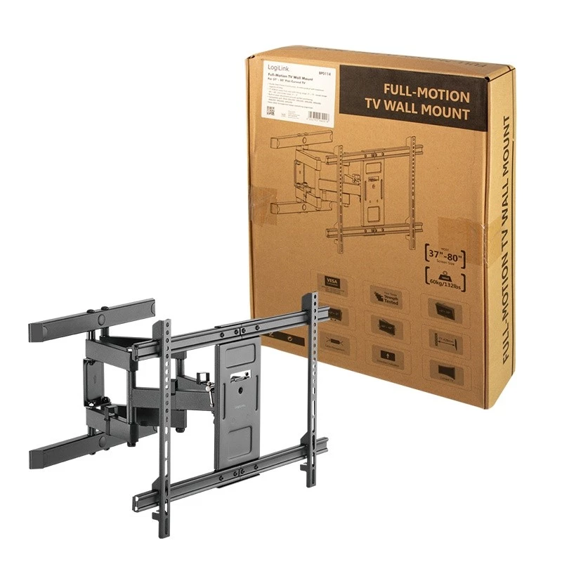 Suporte para TV LogiLink BP0114 2,03 m (80 polegadas) preto