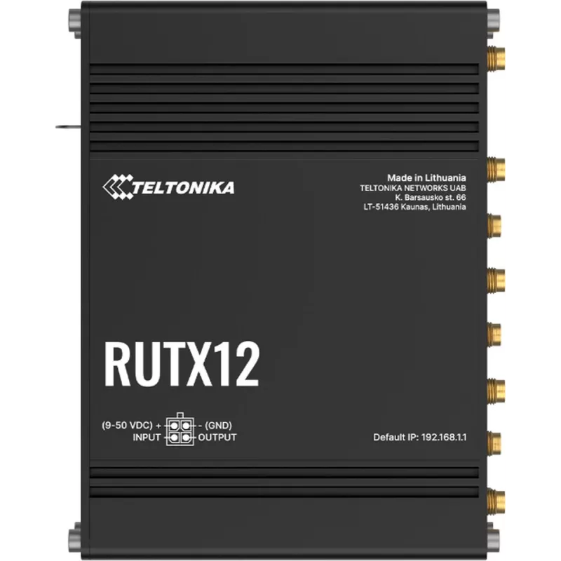 Router celular industrial Teltonika RUTX12DUAL LTE CAT 6