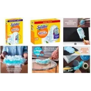 Recargas de espanador de microfibra Swiffer 23 unid. para limpeza de pavimentos e superfícies