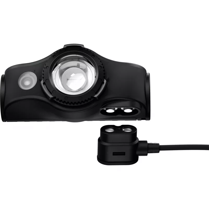 Lanterna frontal Ledlenser MH 5 preta-cinzenta
